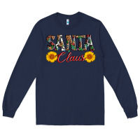 Navy santa claus Long Sleeve Tee - AdoDesignShop