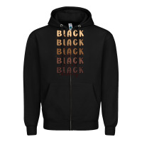 Black black history Zipper Hoodie - MaliasSmallBusiness