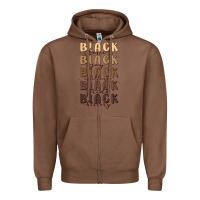 Chestnut black history Zipper Hoodie - MaliasSmallBusiness