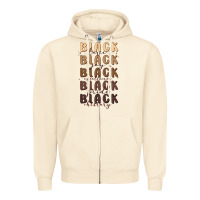 Sandshell black history Zipper Hoodie - MaliasSmallBusiness