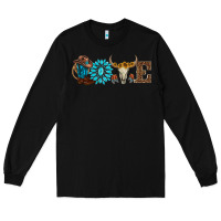 Black western love Long Sleeve Tee - AdoDesignShop