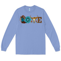 Colony Blue western love Long Sleeve Tee - AdoDesignShop