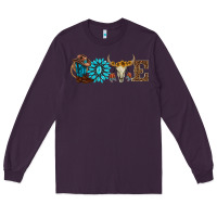 Plum western love Long Sleeve Tee - AdoDesignShop