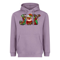 Lavender joy christmas deer Heavyweight Hoodie - MaliasSmallBusiness