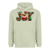 Matcha joy christmas deer Heavyweight Hoodie - MaliasSmallBusiness