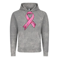 Cloud Rock pink ribbon Vintage Hoodie - HRA Design Shop