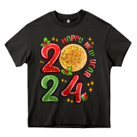Asphalt happy new year 2024 Heavy Core Tee - MaliasSmallBusiness
