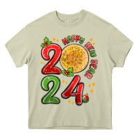 Mossy happy new year 2024 Heavy Core Tee - MaliasSmallBusiness