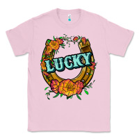 Bubblegum Pink horseshoe lucky Classic Tee - JahusDesignShop