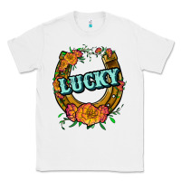 White horseshoe lucky Classic Tee - JahusDesignShop