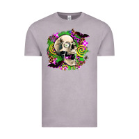 Vintage Zinc halloween skull Vintage Tee - AdoDesignShop