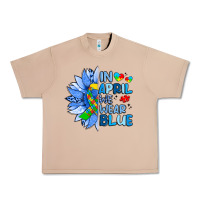 Burro in april we wear blue sunflower Urban Heavy Tee - Artiststas
