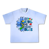 Grape Ice in april we wear blue sunflower Urban Heavy Tee - Artiststas