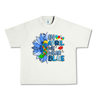 Pistachio in april we wear blue sunflower Urban Heavy Tee - Artiststas