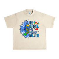 Sandshell in april we wear blue sunflower Urban Heavy Tee - Artiststas
