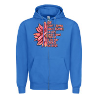 True Royal pink sunflower and cancer ribbon breast cancer Zipper Hoodie - MaliasSmallBusiness
