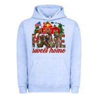 Pigment Grape Ice Army Christmas Home Sweet Home Urban Hoodie - HowdyJamesFarm