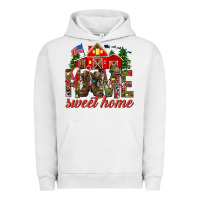 Pigment Lunar Rock Army Christmas Home Sweet Home Urban Hoodie - HowdyJamesFarm