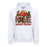 White Army Christmas Home Sweet Home Urban Hoodie - HowdyJamesFarm