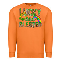 Carrot Lucky And Blessed St Patricks Premium Sweatshirt - BundleAndBundleShop