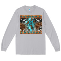 Moon Dust gemstone leopard cross Long Sleeve Tee - AdoDesignShop