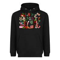 Black im the naughty elf Heavyweight Hoodie - MaliasSmallBusiness