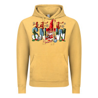 Vintage Mustard let it snow Vintage Hoodie - FaDigitalArtStudio