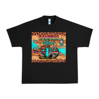 Black camping vibes Urban Heavy Tee - JahusDesignShop