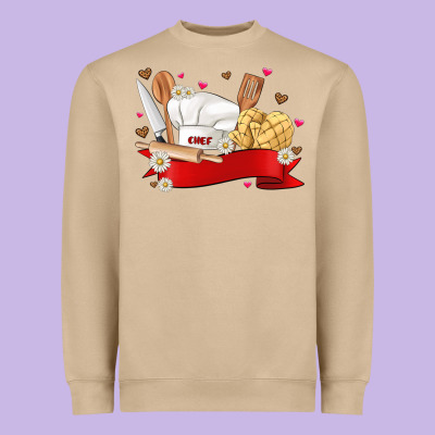 Personalized Chef Tools Kopyası Heavyweight Sweatshirt Designed By Jahusdesignshop