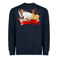 Navy personalized chef tools kopyası Heavyweight Sweatshirt - JahusDesignShop