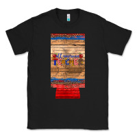 Black all american teacher 12 oz slim can cooler Classic Tee - Artiststas
