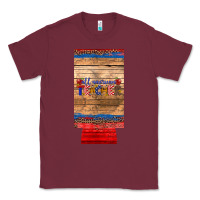Burgundy all american teacher 12 oz slim can cooler Classic Tee - Artiststas