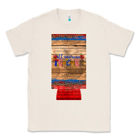 Natural all american teacher 12 oz slim can cooler Classic Tee - Artiststas