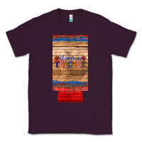 Plum all american teacher 12 oz slim can cooler Classic Tee - Artiststas