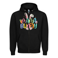 Black mama bunny Zipper Hoodie - MaliasSmallBusiness