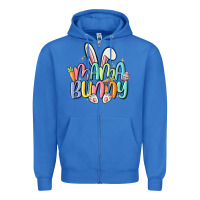 True Royal mama bunny Zipper Hoodie - MaliasSmallBusiness