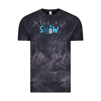 Cloud Black winter let it snow Vintage Tee - JahusDesignShop
