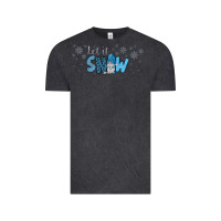 Vintage Black winter let it snow Vintage Tee - JahusDesignShop