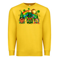 Lemon st. patricks  gnomies with rainbow Premium Sweatshirt - BundleAndBundleShop