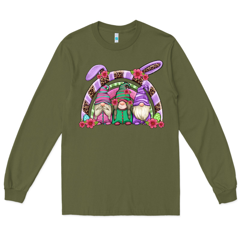 Easter Gnomes Rainbow Long Sleeve Tee by Artiststas | Teevron