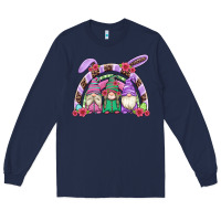 Navy easter gnomes rainbow Long Sleeve Tee - Artiststas