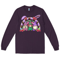 Plum easter gnomes rainbow Long Sleeve Tee - Artiststas