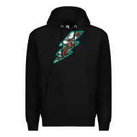 Black Horseshoe Lightning Premium Hoodie - Bettercallsaul