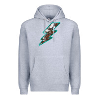Heather Grey Horseshoe Lightning Premium Hoodie - Bettercallsaul