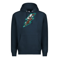 Navy Horseshoe Lightning Premium Hoodie - Bettercallsaul
