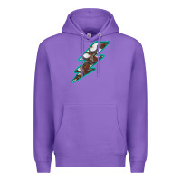 Purple Horseshoe Lightning Premium Hoodie - Bettercallsaul
