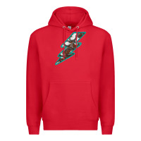 Red Horseshoe Lightning Premium Hoodie - Bettercallsaul