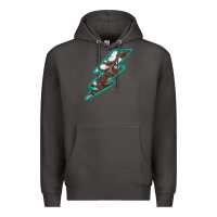 Smoke Horseshoe Lightning Premium Hoodie - Bettercallsaul