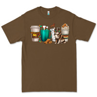 Cacao australian shepherd dog coffee cups Premium Tee - texasbilliewilder
