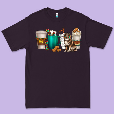 Premium Tee australian shepherd dog coffee cups